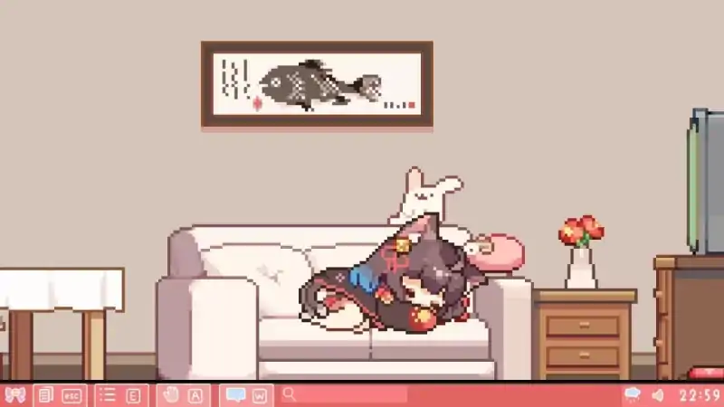 图片[3]-PC电脑版【SLG/像素/动态】捡到千年猫 步-次元总站